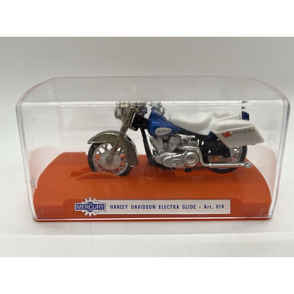 Mercury made in Italy Diecast HARLEY DAVIDSON ELECTRA GLIDE art. 614 MIB Vintage